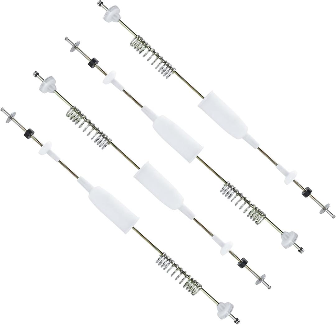 AJK72989704 4902EA1002Q AJK72989701 Washer Suspension Rods Kit (4 Pcs) Fit for LG Replace WT1301CW WT1501CW WT1701CV WT5270CW WT5480CW WT5680HVA WT5680HWA