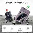 2 x Silicone Case for Kodak PIXPRO FZ45 Digital Camera with Screen Protector and Lanyard for Kodak PIXPRO FZ45 Accessories- (Rose Grey)