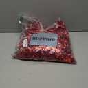 3 Pack 10 in Cheerleading Pom Poms and Large Cheerleader Hair Bow for Girl, Cheer Pompoms Foil Pompoms Hand Flowers for Adults, Kids, Party Dance Sports (Red)