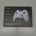 EasySMX X20 Wireless Gaming Controller with RGB Backlit, 2-Stage Hall Effect Stick, 1000Hz Polling Rate, 6-Axis Gyro on Multi-Platform, Mech Buttons- Compatible with PC/Switch/Steam/Android (white)