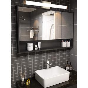 Bathroom Vanity Light Brushed Nickel Square LED 24 inch 14W 4000K Natural White Light Wall Bar Lighting Fixtures Over Mirror (Brushed Nickel, 33.5in Dimmable)