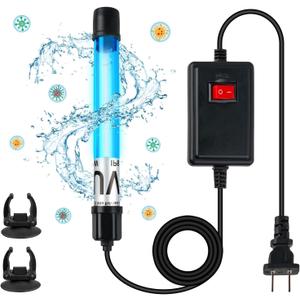 Aquarium Light 13W for 125-400 Gallon Submersible Clean Green Lamp for Cloudy Water and Green Water Fish Tank Pond Pools Fountains Crystal Clear