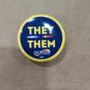 They Them Pins Pack Of 1000, Size 1.4"