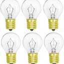 Lava Lamp Light Bulb 25W S11 E17 Base Replacement Bulbs for 14.5 Inch Lava Lamps and Glitter Lamps,120 Volt,Dimmable,2700K Warm White, 6 Pack
