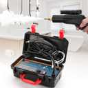 High Pressure Steam Cleaner, 1700W High Temp Portable Steamer Machine for Cleaning, Tankless and Heavy Duty for Commercial Home Use Grout Tile Kitchen Bathroom Car Detailing (Green)