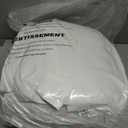 White Queen Comforter Set - 3 Pieces Seersucker Lightweight Bedding Comforter Sets (1 Soft Fluffy Comforter & 2 Pillowcases) - All Seasons Cozy Modern Bed Sets