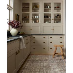 Loloi Chris Loves Julia Jules Collection JUL-09 Ink/Terracotta 7'-6'' x 9'-6'', .13" Pile Height, Area Rug