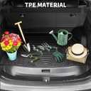YITAMOTOR Cargo Trunk Mat Compatible with Mazda CX-5 2017 2018 2019 2020 2021, All Weather Custom Fit CX-5 Cargo Mat, Black