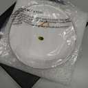 COLLECTIVE HOME - Ceramic Jewelry Tray, Decorative Trinket Dish for Rings Earrings Necklaces Bracelet Watch Keys, Birthday Mother's Day Christmas Gift for Women, 4.75", White Surface (D)