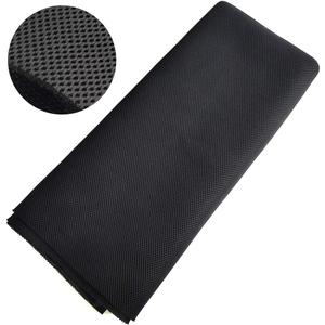 Speaker Grill Cloth Stereo Mesh Fabric for Speaker Repair, Black - 55 x 40 in / 140 x 100 cm
