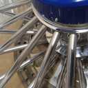 16X3.5 FAT 52 Stainless Spoke/Nipple For Harley Softail 2008 Above 25mm Rear Wheel - No ABS (1-1 All Chrome - Wheel Only)