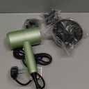 Slopehill Professional Ionic Hair Dryer, Powerful 1800W Fast Drying Low Noise Blow Dryer with 2 Concentrator Nozzle 1 Diffuser Attachments for Home Salon Travel (Lime Cream)