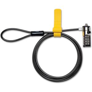 Kensington Combination Cable T-Bar Standard Lock Slot for Laptops, Resettable 4 digit password with 6 Foot Cable, K64673AM