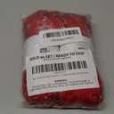 Silky Touch Acrylic Yarn - Soft Sport Weight Yarn for Crochet & Knitting - 100g / 383yds - 100% Microfiber Acrylic - Lightweight Fine Smooth Yarn(Red - Dark Red, 4 Skeins)