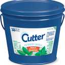 Cutter Candle, Outdoor Soy Wax Candle Made with Real Citronella Oil and Cornmint Oil Reduces The Presence of Mosquitoes with A Light, Fragrant Citronella and Mint Scent, 17 Ounces