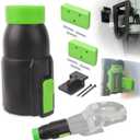 Car Drying Nozzle for EGO Power+ 530 575 580 615 650 765 Leaf Blowers, Includes 1 Leaf Blower Wall Mount Holder and 2 Mounts Battery Holders W/Hardware