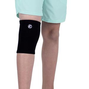 KARM Kids Knee Brace Sleeve - Youth Knee Compression Sleeve for Kids, Child - Support for Pain, Sports, Football, Basketball, Gymnastics, Recovery, Boys & Girls (Black) (One Size)