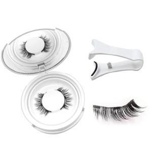 Ginani Magnetic Lashes,Magnetic Eyelashes with Applicator for Valentine's Day,No Glue Needed Reusable Magnet Eyelashes Kit for Use(Simple)