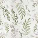 Laatse Green Leaf Wallpaper Peel and Stick 17.5" x 393" Floral Leaf Contact Paper Vintage Self Adhesive Wallpaper, Waterproof, Vinyl Wall Covering for Bedroom Cabinet Countertop Decor