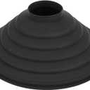 Collapsible Rubber Lens Hood, Lens Sun Hood Collapsible, Black Silicone Folding Lens Hood for Camera Lens, Camera Lens Anti Reflection Lens Hood for SLR Cameras
