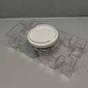 DNB Revolving Playing Card Tray - 9 Deck Plastic Rotating Canasta Card Holder