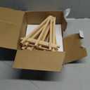 Canvas Boards with Easel for Painting 6 Pack 8 x 10 Inch Small Canvases Panels with Pine Easels Beginner PaintingKit for Acrylic Oil Watercolor Crafts Sip and Paint Art Party