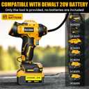Tire Inflator Compatible with Dewalt 20V Max Battery, 160 PSI Cordless Air Compressor With LCD Digital Pressure Gauge for Car, Bike, Sport Ball (No Battery)