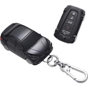 for Toyota Key Fob Cover Car Styling Protection Key Shell - Key fob case Compatible with Toyota Camry, Corolla, RAV4, Highlander Avalon C-HR GT86 Prius Smart Remote Key - Black