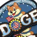 2 x 2pcs Funny Humor Cute Doge Meme Hook and Loop Patches, DIY PVC Rubber Patches for Helmets, Hats, Bags, Backpacks, Dog Harnesses, Army Vests, Tactical Gear, Clothes, Jeans, Caps