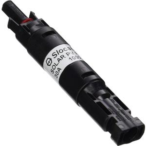 Renogy 30A Waterproof in-Line Fuse Solar Panel Holder w/Fuse (1 Count (Pack of 1))