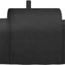 Stanbroil Grill Cover Replacement for Oklahoma Joe's 8899576 Longhorn Grill Combo, Outdoor Charcoal/Smoker/Gas Combo Grill Cover, Offset Smoker Cover, All Weather Protection, Black