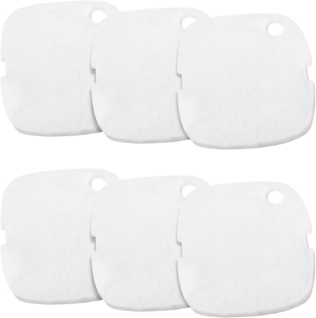 Rite-Size T Aquarium Polishing Filter Pads Fits for Marineland C-Series and Magniflow 360 and 400 Canister Filters, Aquarium Filter Media Support Mechanical Aquarium Filtration- 6 Pcs