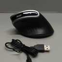 acer Ergonomic Mouse Wireless, Vertical Computer Mouse for Office, Ergo Mice Rechargeable for Medium to Large Sized Hands, 2.4GHz USB Receiver, 800/1200/1600 DPI, 6 Buttons for Laptop, PC and Desktop