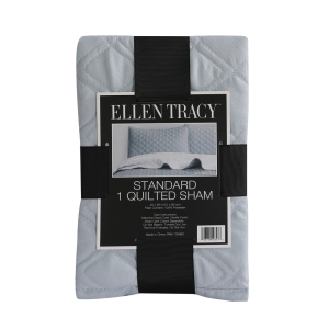 Ellen Tracy™ Solid Single Standard Quilted Sham, 20 x 26