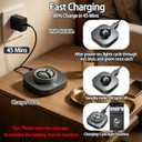 Charger Compatible with Oura Ring Gen 4: Fast Charging Dock for Size 7/8/9/10/11/12/13 with USB-C Cable (Not Compatible with Ring Gen 3)
