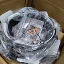 Astercook Non Stick RV Pots and Pans Ceramic Kitchen Cookware Set with Detachable/Removable Handle, Oven Safe, Induction Ready, Stackable, Black, 21 pcs