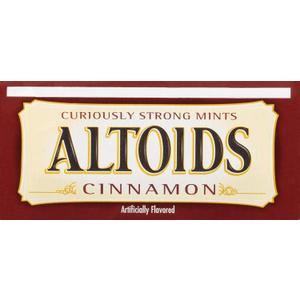 Altoids Curiously Strong Mints, Cinnamon, 1.76-Ounce Tins (Pack of 12) (EXP 02/09/27)