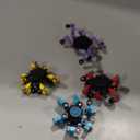 Transformable Fidget Spinners Toys 4 Pcs for Kids and Adults Stress Relief Sensory Toys for Boys and Girls Fingertip Gyros for Party Favors Christmas Stocking Stuffers Bulk for Teens