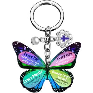 10 x OEHEDOU Christian Gifts For Women Birthday Gifts For Women Butterfly Gift Inspirational Religious Spiritual Gift For Female