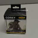 THE BEAM  CORKY Urban Bike Mirror  Folding Rear-view Handlebar Mirror  Convex Lens with 360-degree Rotation (Black)