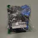 SATINIOR 2 Pairs Kids Waterproof Winter Snow Gloves Ski Gloves for Boy Girl Outdoor Warm Thickening Snowboar 8-12 years, Blue, Black