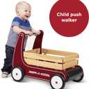 Radio Flyer Classic Walker Wagon, Red, for Kids 1-4 Years Old, Resistance Clickers to Control Speed, Baby Push Walker with Furniture Bumper, for Indoor Play