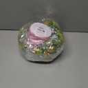 6 Pcs Easter Kitchen Cabinet Wreaths, 8.6" DIY Mini Spring Artificial Flower Easter Egg Wreath with Ribbon for Window Front Door Table Centerpiece Decor