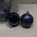 30ct Christmas Ball Ornaments, 2.36" Shatterproof Christmas Tree Decorations, Perfect Hanging Ball for Indoor/Outdoor Holiday Party Decor (Dark Blue)