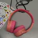 Belkin SoundForm Mini - Wireless Bluetooth Kids Headphones with 30H Battery Life, 85dB Safe Volume Limit, Built-in Microphone - Kids On-Ear Earphones for iPhone, iPad, Fire Tablet & More - Pink