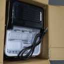 Igloo Portable Ice Maker with Scoop - Ice Maker with LED Control Panel & 1.5 Quart Water Tank - Stainless Ice Cube Maker Produces 26 Lbs. of Ice in 24 Hours with 9 Large or Small Cubes in 7 Minutes