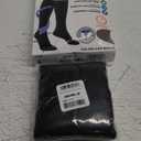 Truform 20-30 mmHg Compression Stockings for Men and Women, Knee High Length, Closed Toe, Black, Medium (Medium (1 Pair), Black)