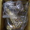 HOHIYA 6 Pcs Plate Stands for Display Holder Gold 3 Inch Twist Wire Iron for Picture Frame Decorative Plates Taiwan Made