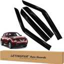 Tape-on Rain Guards for 2011-2017 Nissan Juke, for 2011-2017 Nissan Juke AccessoriesSide Vent Visors Shades Window Deflectors for Nissan Juke