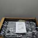 Ulif E3 Heavy Duty Garment Rack, 4 Tiers Freestanding Closet Organizer System with 5 Shelves, Metal Closet Organizer and Storage System for Clothes, Max Load 650lbs, Black